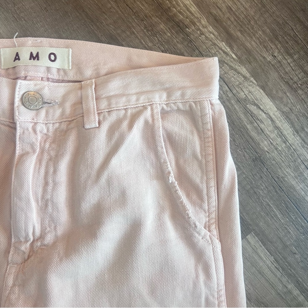 AMO Slouchβ Trouser Pale Pink Size 25 - Picture 3 of 12